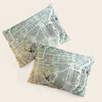 San Francisco City Street Map Pillow Sham Gallery Image 3