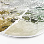 San Francisco City Street Map Bath Mat Gallery Image 3