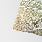 San Francisco City Street Map Pillow Sham Gallery Image 4