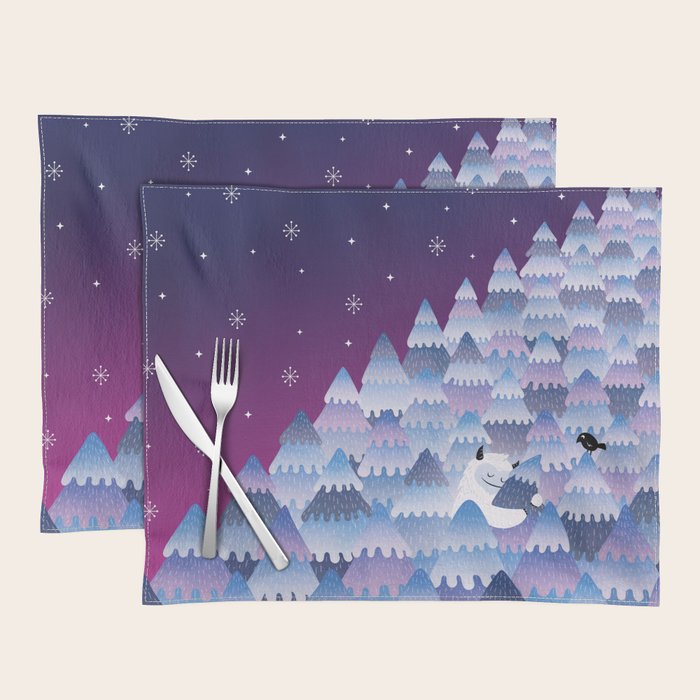 Tree Hugger (Night Version) Placemat Gallery Image 1