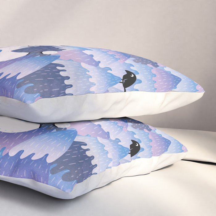 Tree Hugger (Night Version) Pillow Sham Gallery Image 3