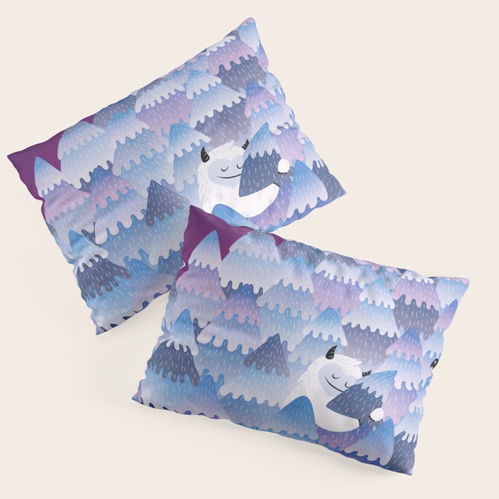 Tree Hugger (Night Version) Pillow Sham Gallery Image 1