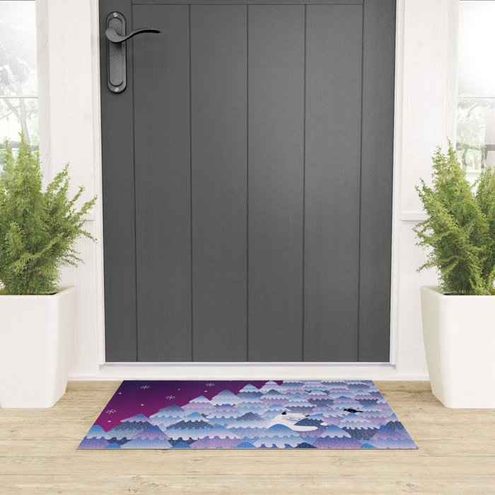 Tree Hugger (Night Version) Welcome Mat Gallery Image 3