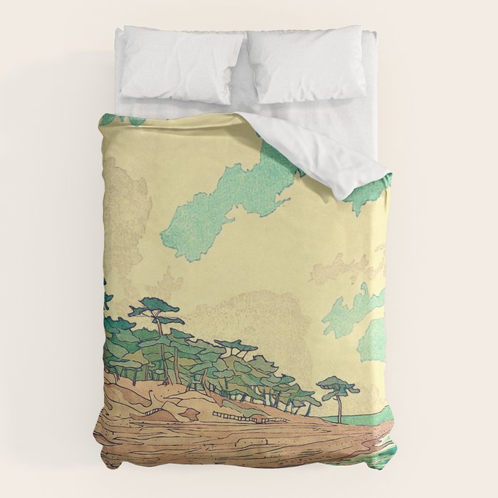 Arriving at Fenzhuo - Nature Landscape Duvet Cover Gallery Image 6