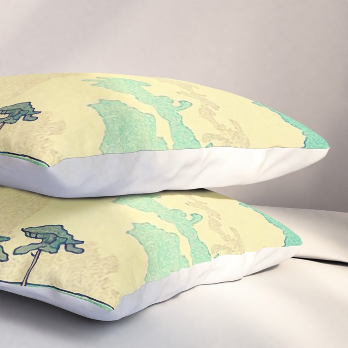 Arriving at Fenzhuo - Nature Landscape Pillow Sham Gallery Image 3