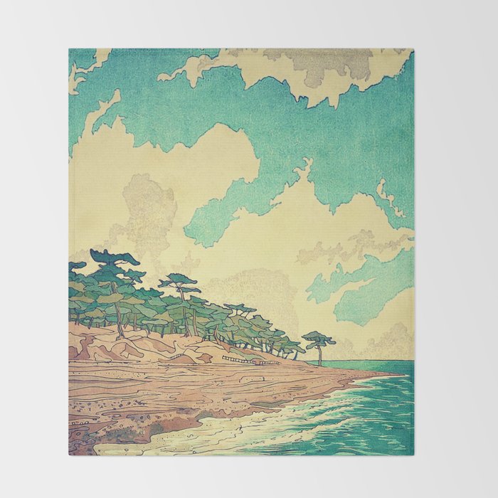 Arriving at Fenzhuo - Nature Landscape Throw Blanket Gallery Image 2