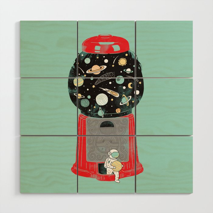 My childhood universe Wood Wall Art Gallery Image 1