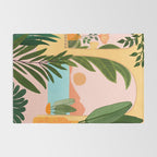 Moroccan Coast Tropical Sunset Scene Rug Gallery Image 2