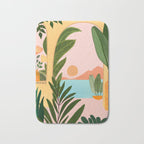 Moroccan Coast Tropical Sunset Scene Bath Mat Gallery Image 1