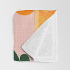 Moroccan Coast Tropical Sunset Scene Throw Blanket Gallery Image 3