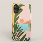 Moroccan Coast Tropical Sunset Scene iPhone Case Gallery Image 1