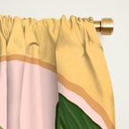 Moroccan Coast Tropical Sunset Scene Window Curtain Gallery Image 2