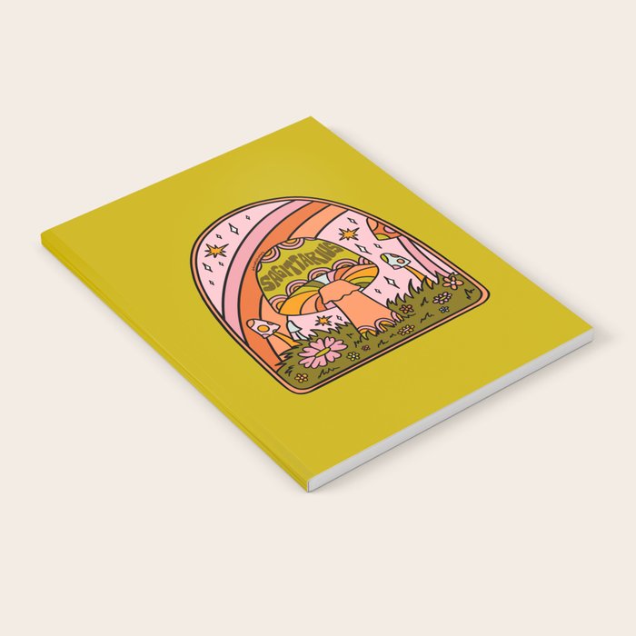Sagittarius Mushroom Notebook Gallery Image 1