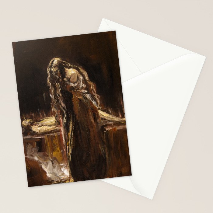 Lament of Mary Magdalene at the tomb Stationery Card Gallery Image 2