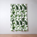 Tropical Leaf Window Curtain Gallery Image 3