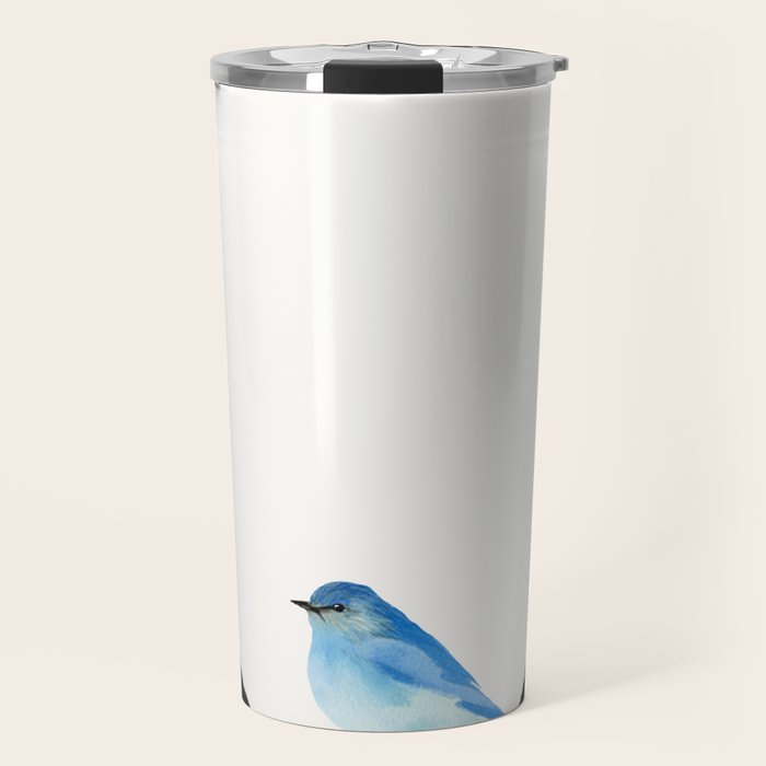 Cat and Bird Travel Mug Gallery Image 1