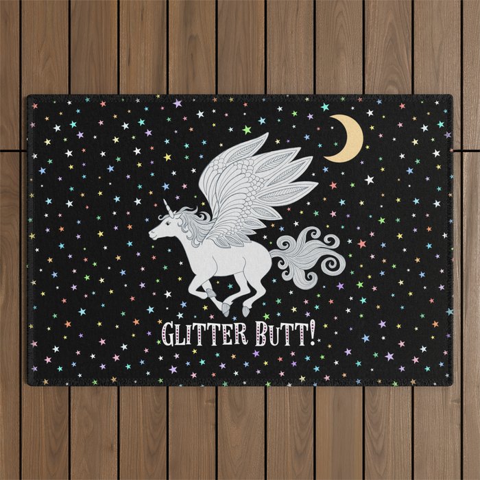 Glitter Butt! Outdoor Rug Gallery Image 1