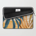 Modern Abstract Art Tropical Leaves 4 Laptop Sleeve Gallery Image 2