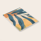 Modern Abstract Art Tropical Leaves 4 Notebook Gallery Image 3