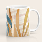Modern Abstract Art Tropical Leaves 4 Coffee Mug Gallery Image 1