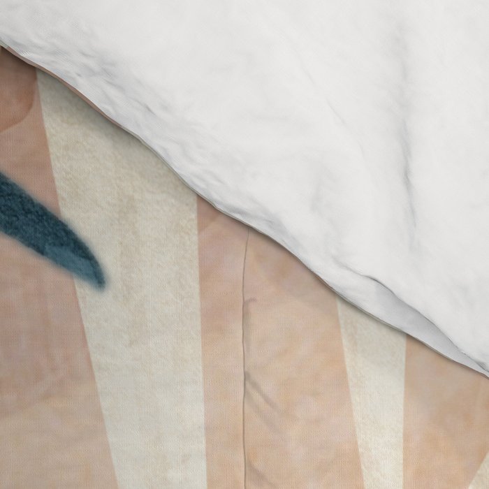 Modern Abstract Art Tropical Leaves 4 Comforter Gallery Image 4