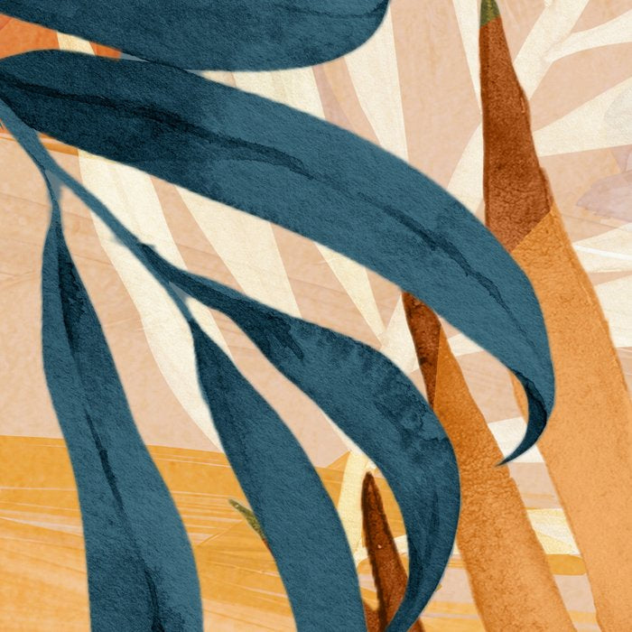 Modern Abstract Art Tropical Leaves 4 Coffee Mug Gallery Image 2