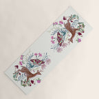 Floral Deer Yoga Mat Gallery Image 1