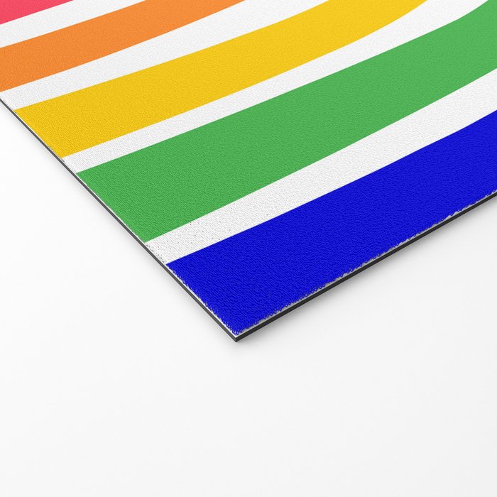 Rainbow Head Nº2 - Happy Pride colours Welcome Mat Gallery Image 2