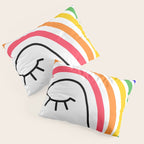 Rainbow Head Nº2 - Happy Pride colours Pillow Sham Gallery Image 3