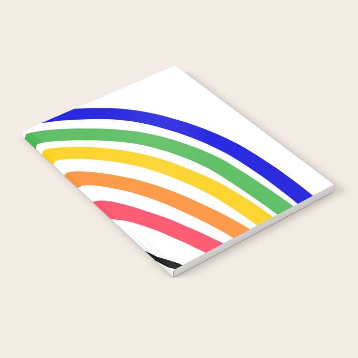 Rainbow Head Nº2 - Happy Pride colours Notebook Gallery Image 2