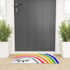 Rainbow Head Nº2 - Happy Pride colours Welcome Mat Gallery Image 3