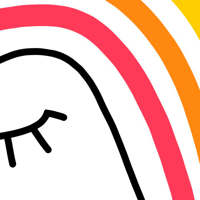 Rainbow Head Nº2 - Happy Pride colours Coffee Mug Gallery Image 2