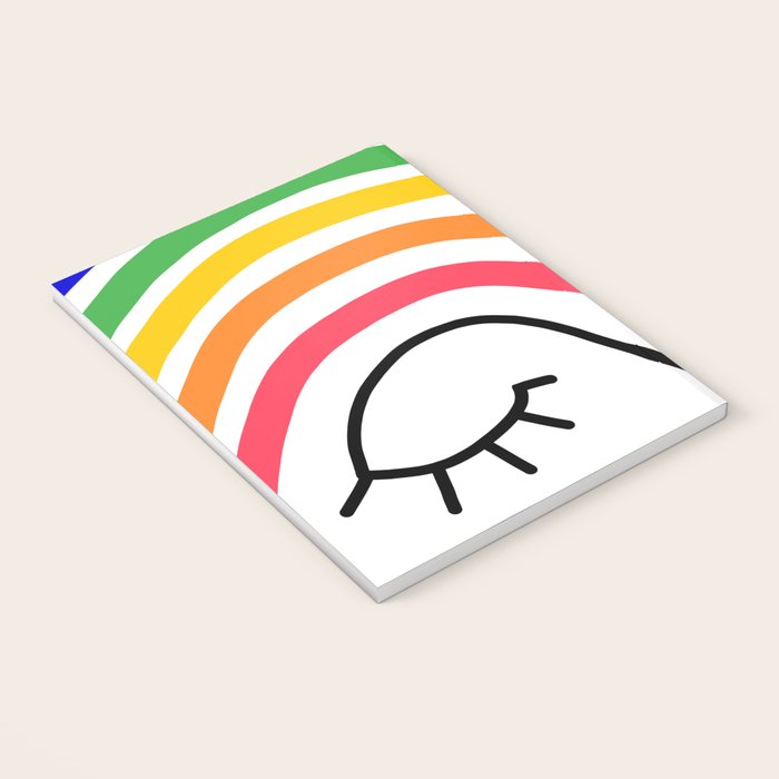 Rainbow Head Nº2 - Happy Pride colours Notebook Gallery Image 3