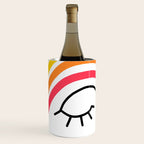 Rainbow Head Nº2 - Happy Pride colours Wine Chiller Gallery Image 2