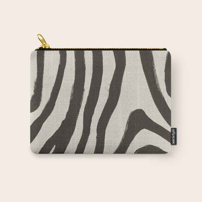 Painted Zebra Carry All Pouch Gallery Image 1