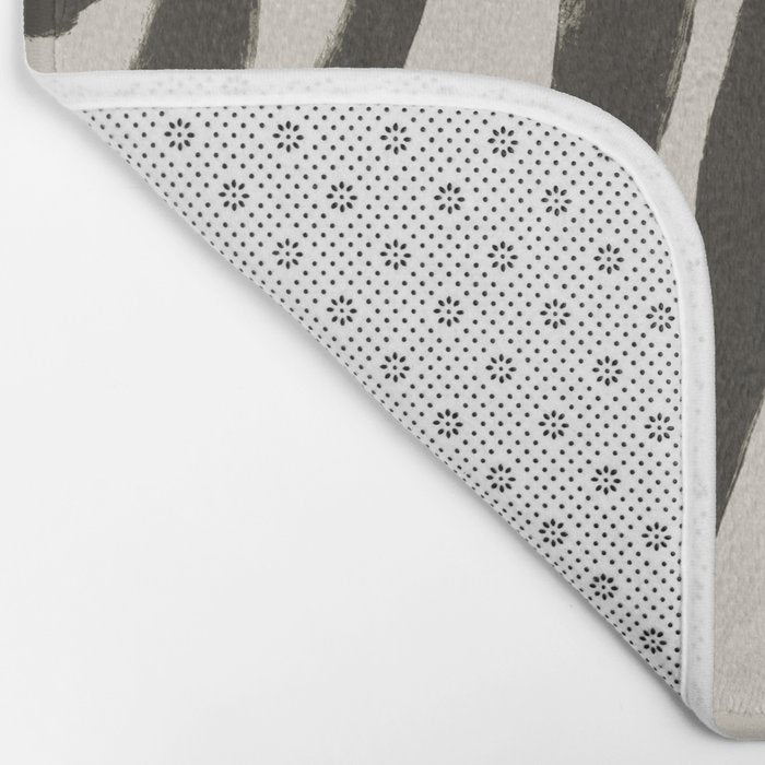 Painted Zebra Bath Mat Gallery Image 2