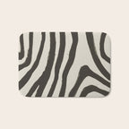 Painted Zebra Bath Mat Gallery Image 1