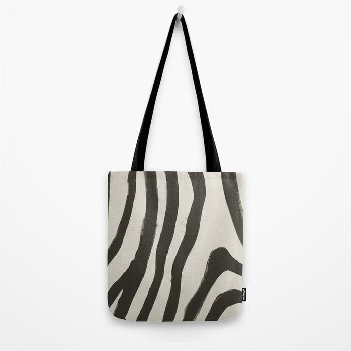 Painted Zebra Tote Bag Gallery Image 2