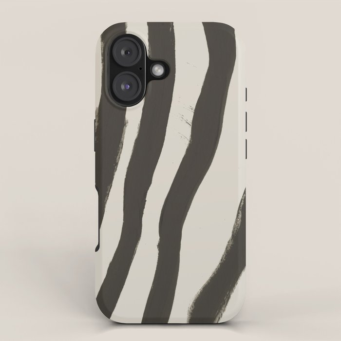 Painted Zebra iPhone Case Gallery Image 1