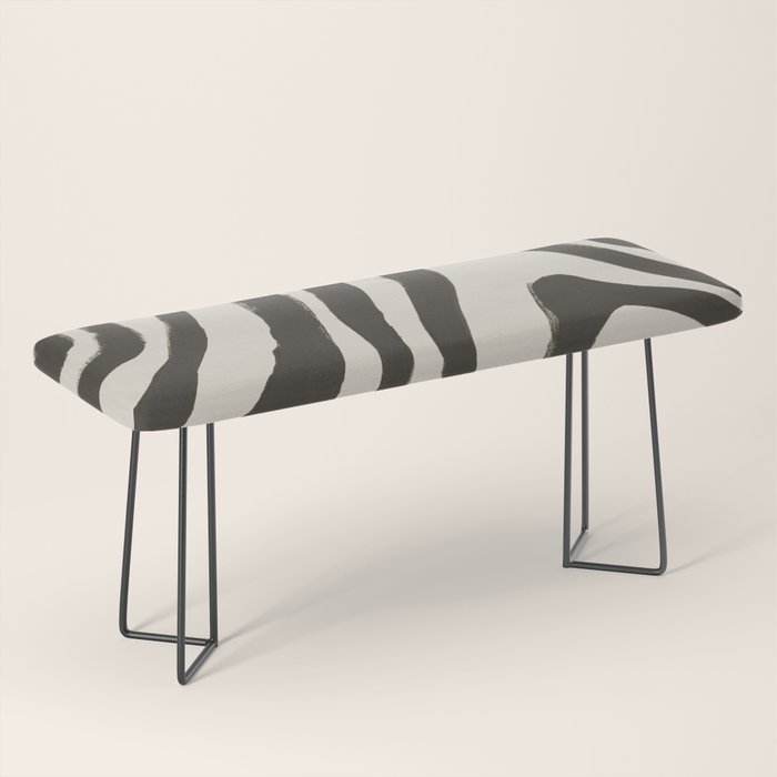 Painted Zebra Bench Gallery Image 1
