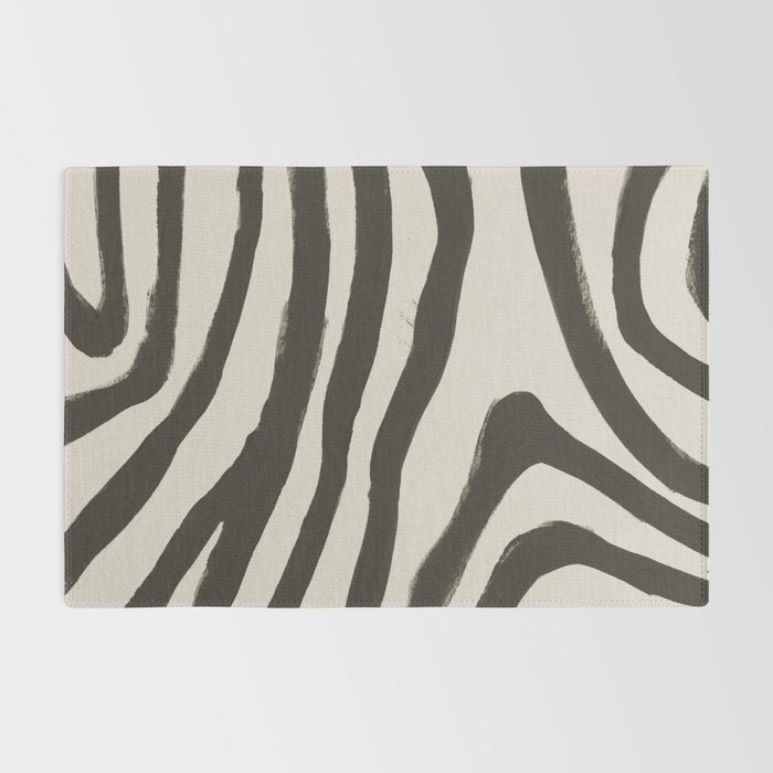 Painted Zebra Rug Gallery Image 2