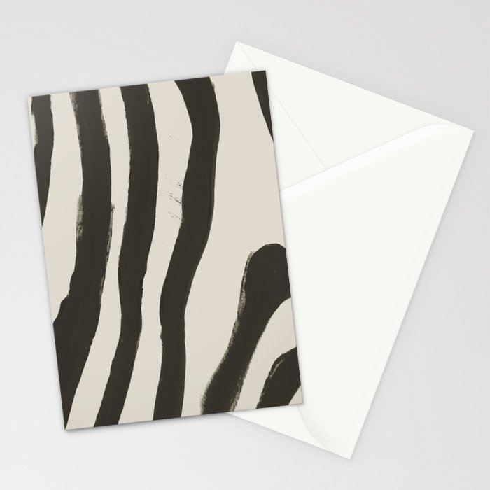 Painted Zebra Stationery Card Gallery Image 2
