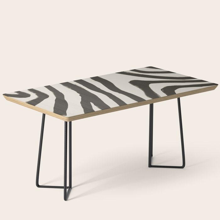 Painted Zebra Coffee Table Gallery Image 1