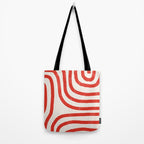 Red Lines  Tote Bag Gallery Image 2