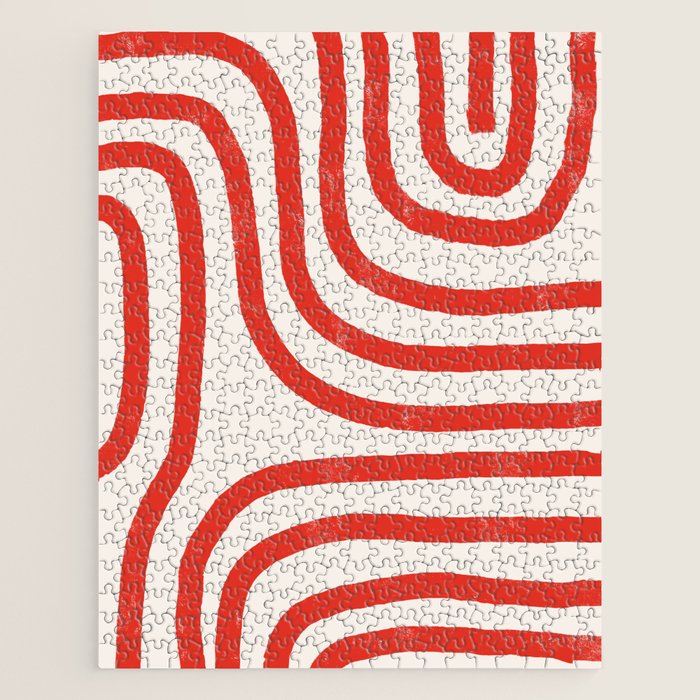 Red Lines  Jigsaw Puzzle Gallery Image 1