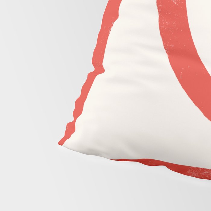 Red Lines  Pillow Sham Gallery Image 4