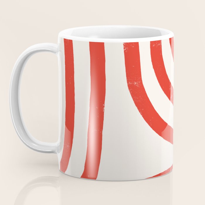 Red Lines  Coffee Mug Gallery Image 3