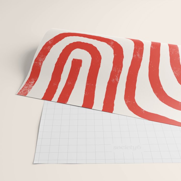 Red Lines  Wrapping Paper Gallery Image 2