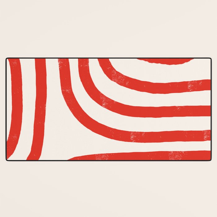Red Lines  Desk Mat Gallery Image 3