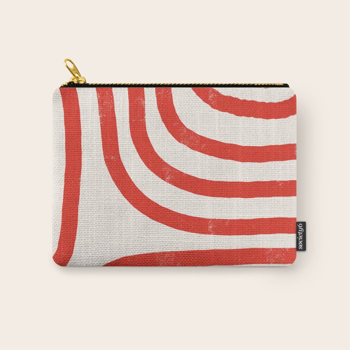 Red Lines  Carry All Pouch Gallery Image 1